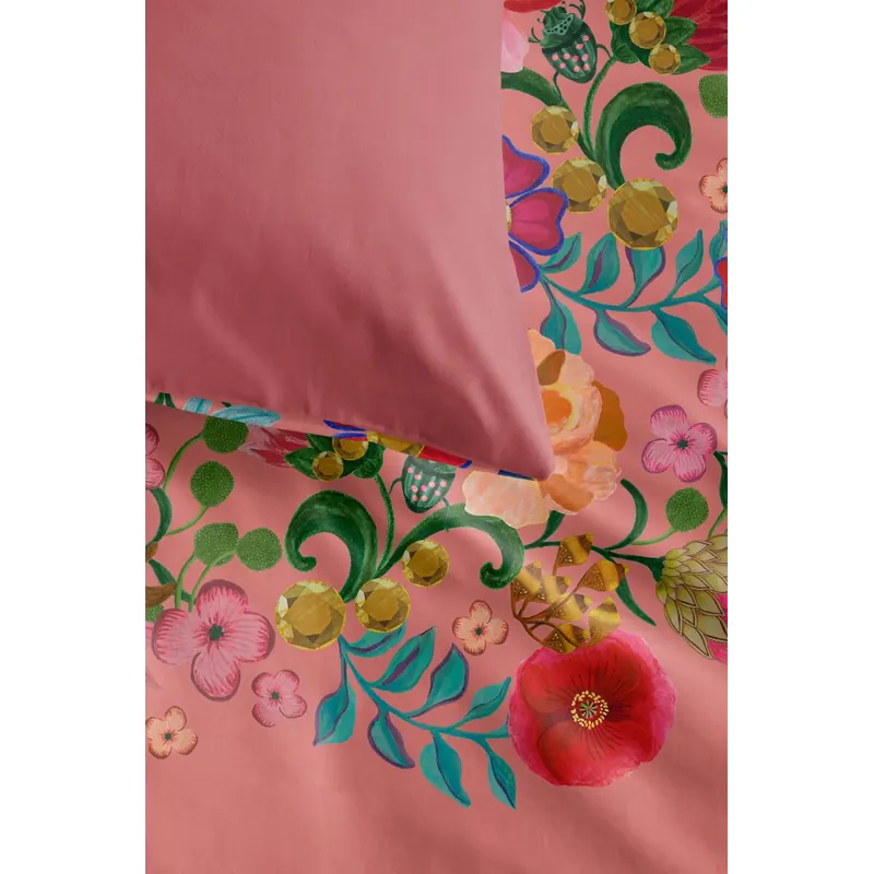 Oilily Bettwäsche Saren Mako-Satin 135 x 200 cm + 1x 80 x 80 cm Bunt