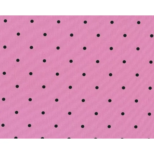 Öko-Tex Trachten-Baumwollstoff PRIMA, Punkte, rosa-tannengrün