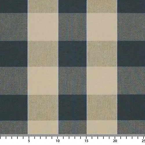 Outdoor-Stoff Dralon Karo "Beige / Grau" Nr. 32