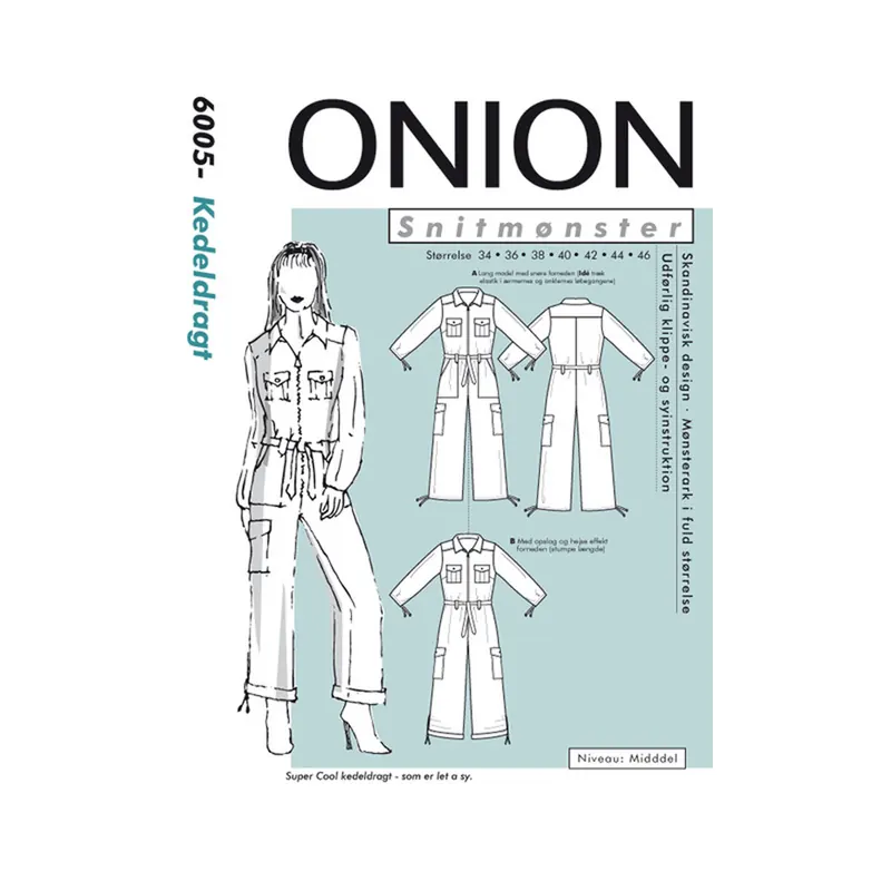 Overall, Schnittmuster ONION 6005