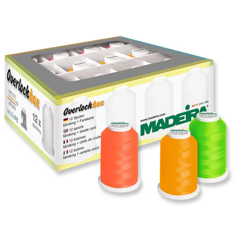 Overlockbox 3+1 NEON, Madeira