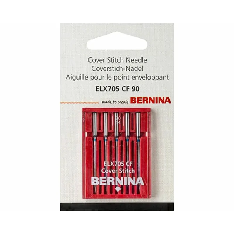 Overlocknadeln COVER STITCH, verchromt, 90, BERNINA