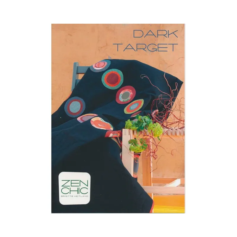 Patchwork-Anleitung DARK TARGET, Quilt mit Kreisen, Moda Fabrics