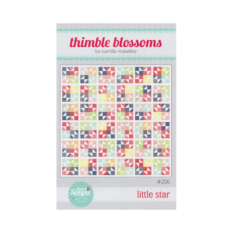 Patchwork-Anleitung LITTLE STAR, Quilt, Moda Fabrics