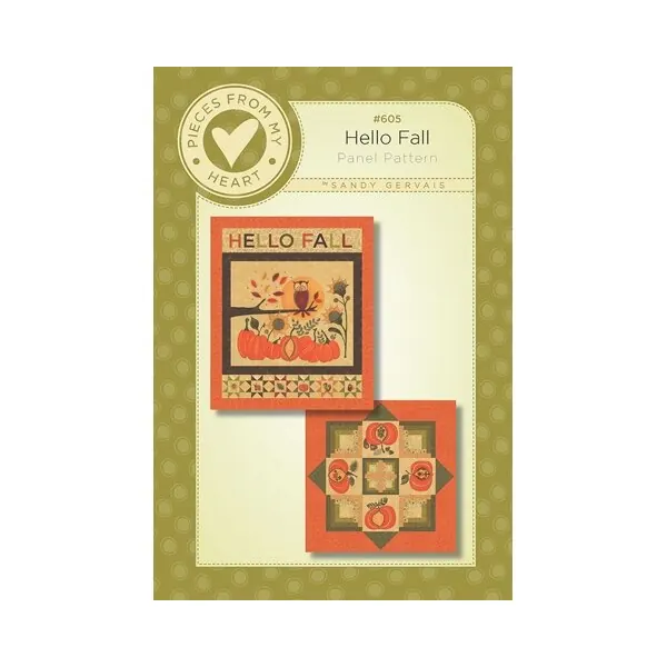 Patchwork-Anleitung MODA HELLO FALL, Panel Pattern, Moda Fabrics