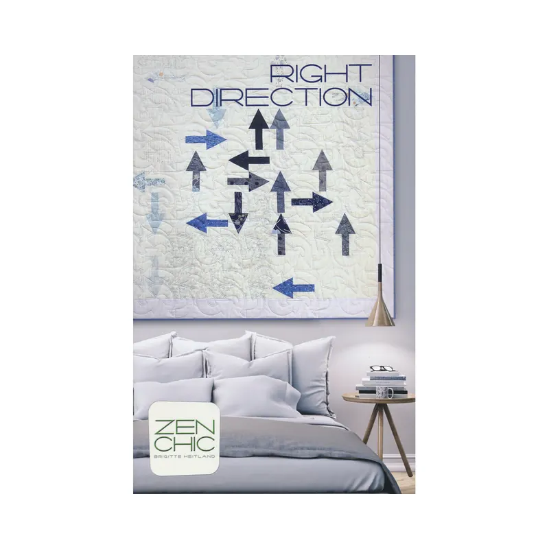 Patchwork-Anleitung RIGHT DIRECTION, Quilt, Moda Fabrics