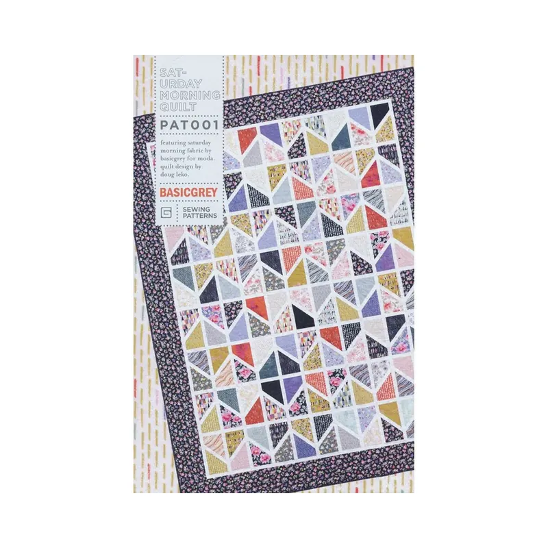 Patchwork-Anleitung SATURDAY MORNING, Quilt, Moda Fabrics