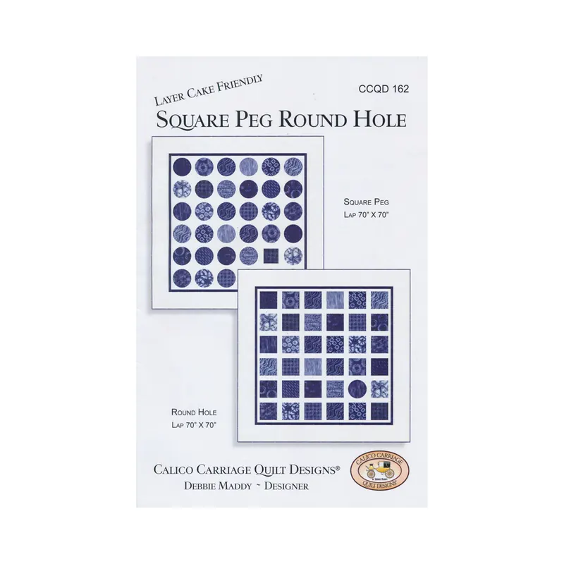 Patchwork-Anleitung SQUARE PEG ROUND HOLE, Quilt, Moda Fabrics
