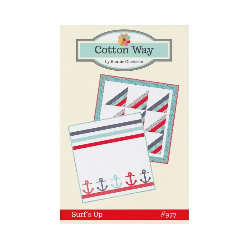 Patchwork-Anleitung SURF'S UP, zwei Quilts, Moda Fabrics