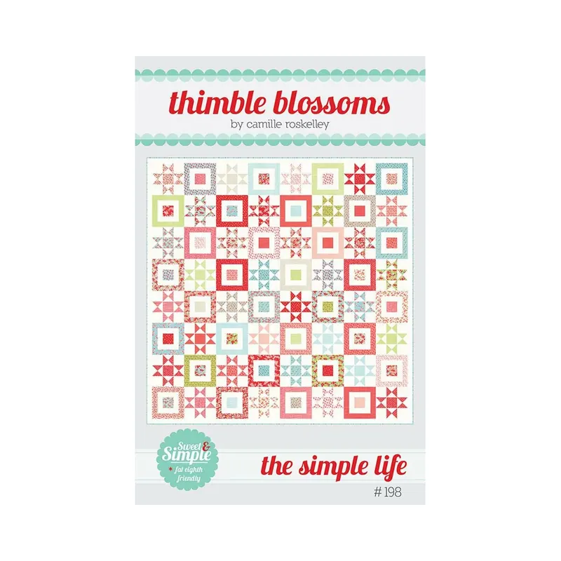 Patchwork-Anleitung THE SIMPLE LIFE, quadratischer Quilt, Moda Fabrics