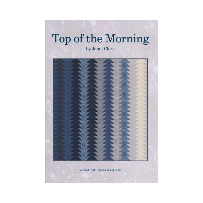 Patchwork-Anleitung TOP OF THE MORNING, Quilt, Moda Fabrics