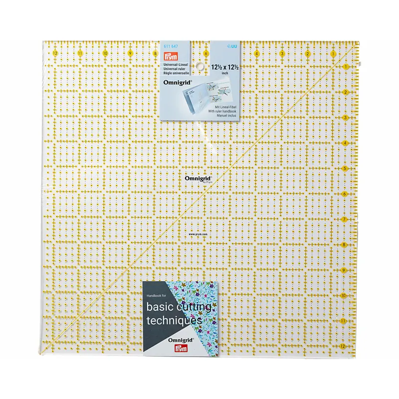 Patchwork-Lineal OMNIGRID, 12,5 x 12,5 inch, Prym