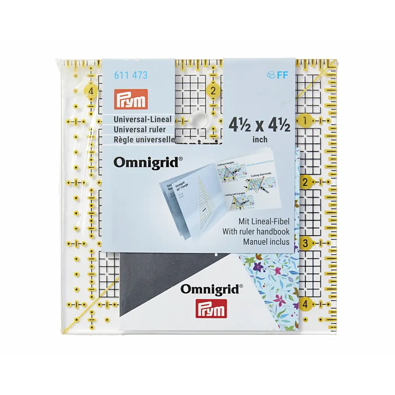 Patchwork-Lineal OMNIGRID, 4,5 x 4,5 inch, Prym