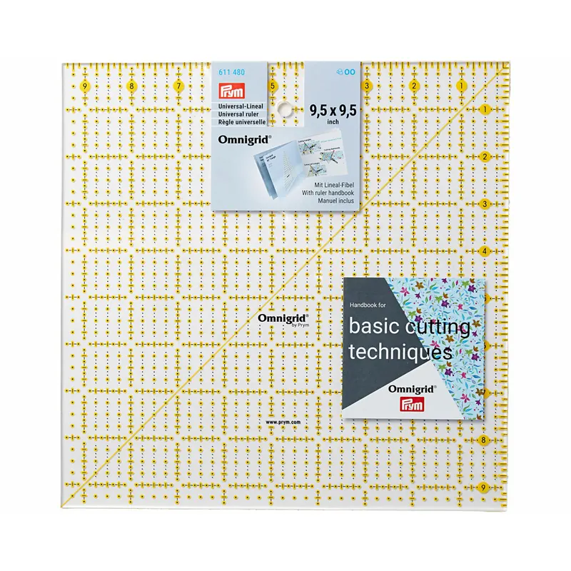 Patchwork-Lineal OMNIGRID, 9,5 x 9,5 inch, Prym