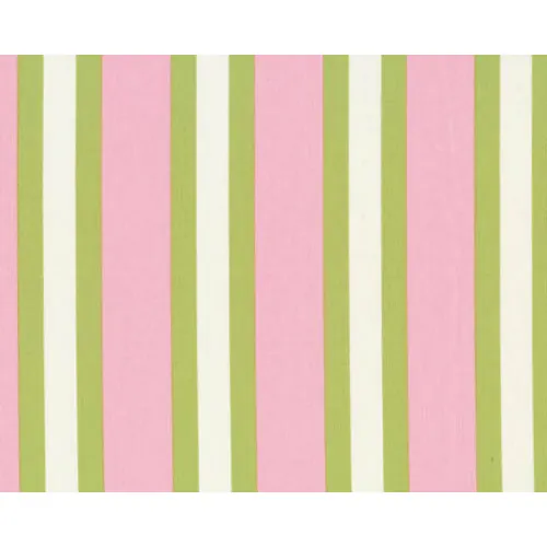 Patchworkserie "Chirp!" mit Streifen-Rapport, hellgrün-rosa