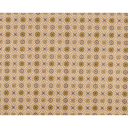 Patchworkserie "Moondance" mit Kreisornamenten, dunkles beige