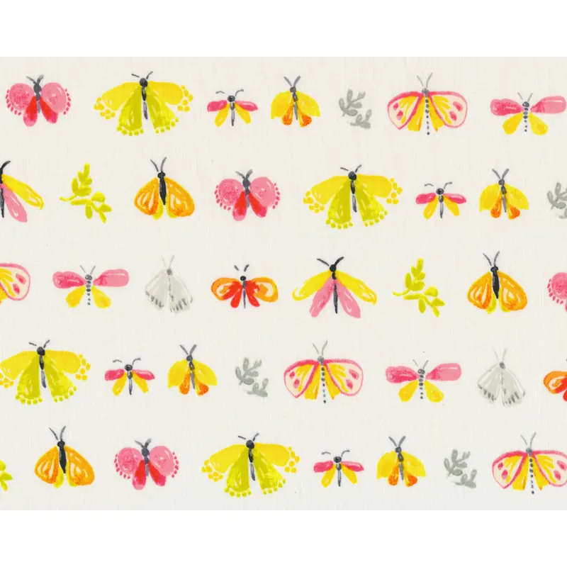 Patchworkstoff AERIAL, Insekten, creme,Tamara Kate