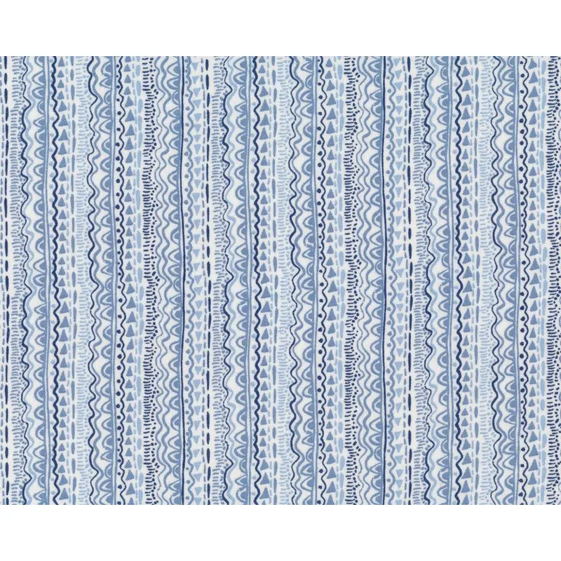 Patchworkstoff ARIA, Muster-Streifen, weiß-taubenblau, Moda Fabrics