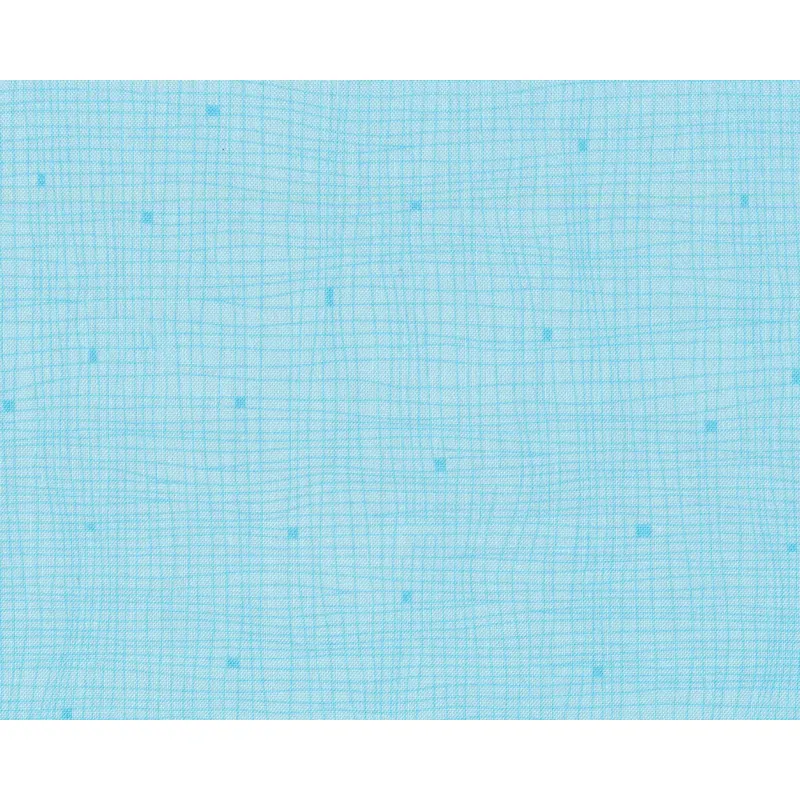 Patchworkstoff BEAR ESSENTIALS, Karoschraffur, hellblau