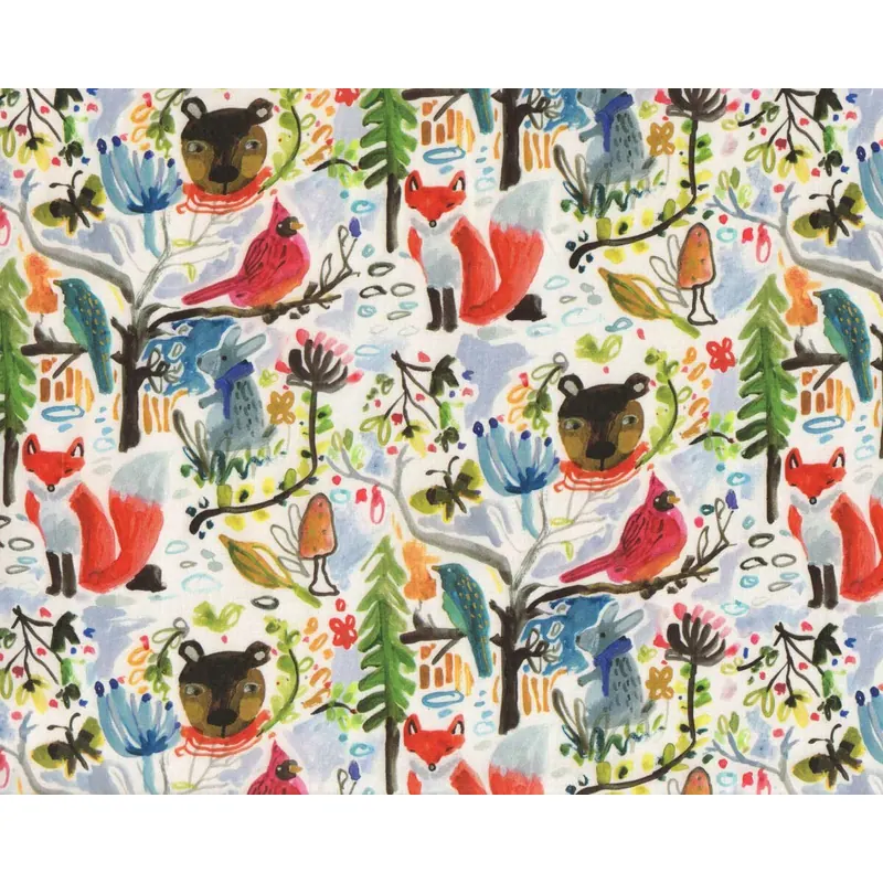 Patchworkstoff BEST IN SNOW, Winter-Tiere, Dear Stella