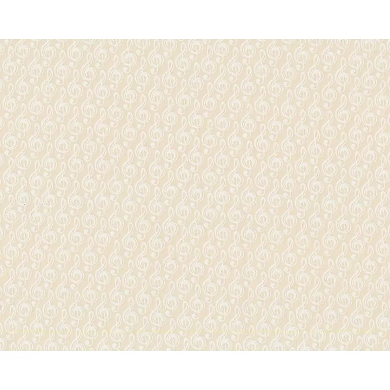 Patchworkstoff BETTER BASICS DELUXE, Noten, creme, Benartex
