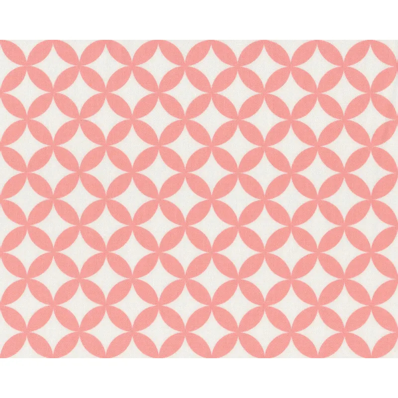 Patchworkstoff BONNIE & CAMILLE BASICS, Kreuz-Ovale, lachsrosa-wollweiß, Moda Fabrics