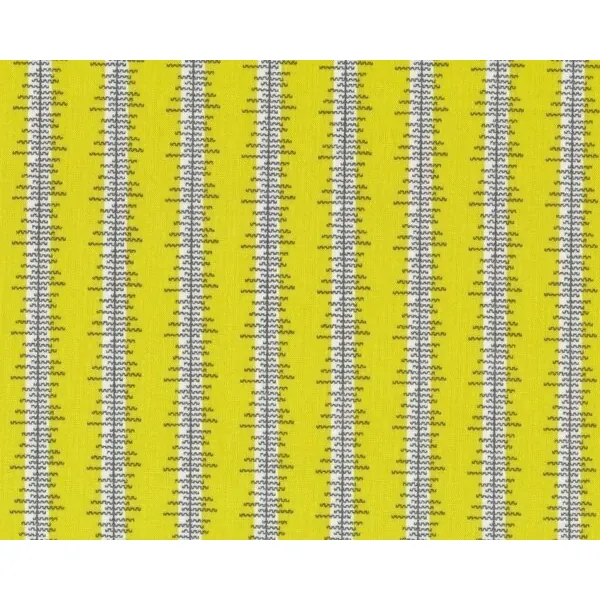 Patchworkstoff "Chicopee" mit Zacken-Wellen-Streifen, limette-grau