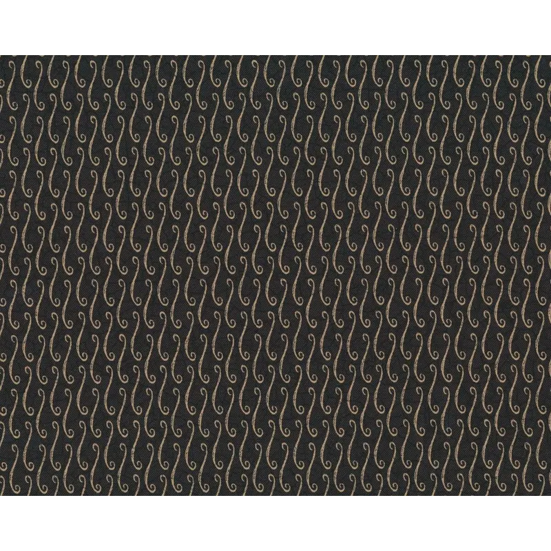Patchworkstoff COUNT YOUR BLESSINGS, diagonale Kringel, dunkelbraun-dunkles beige, Moda Fabrics