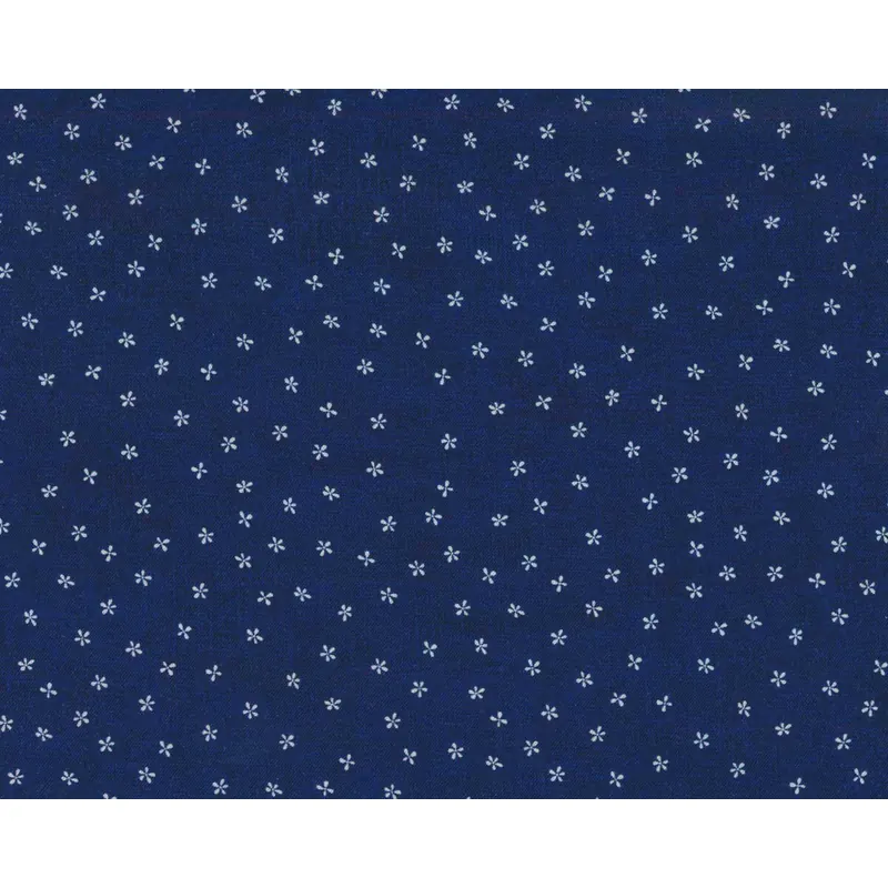 Patchworkstoff EMI YUKI, Blüten, dunkelblau, Sevenberry