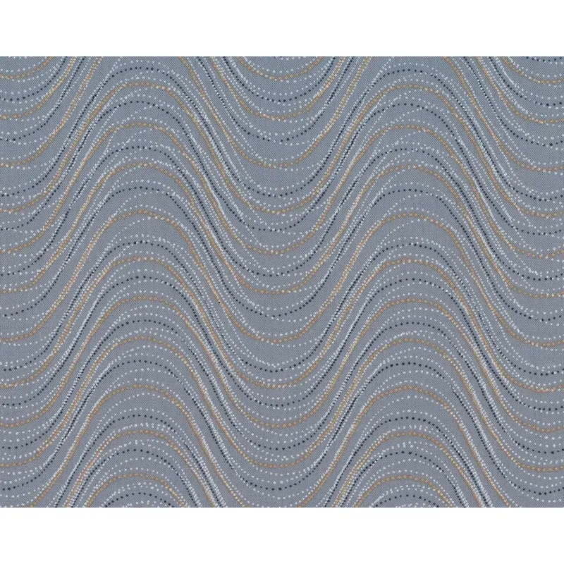 Patchworkstoff ESSENCE OF PEARL, Punkte-Wellen, grau