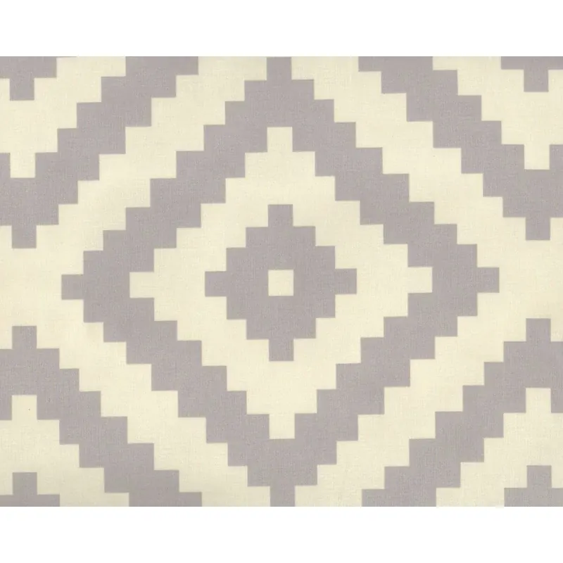 Patchworkstoff FLORA DIAMONTE, getreppte Rauten, natur hell-natur dunkel
