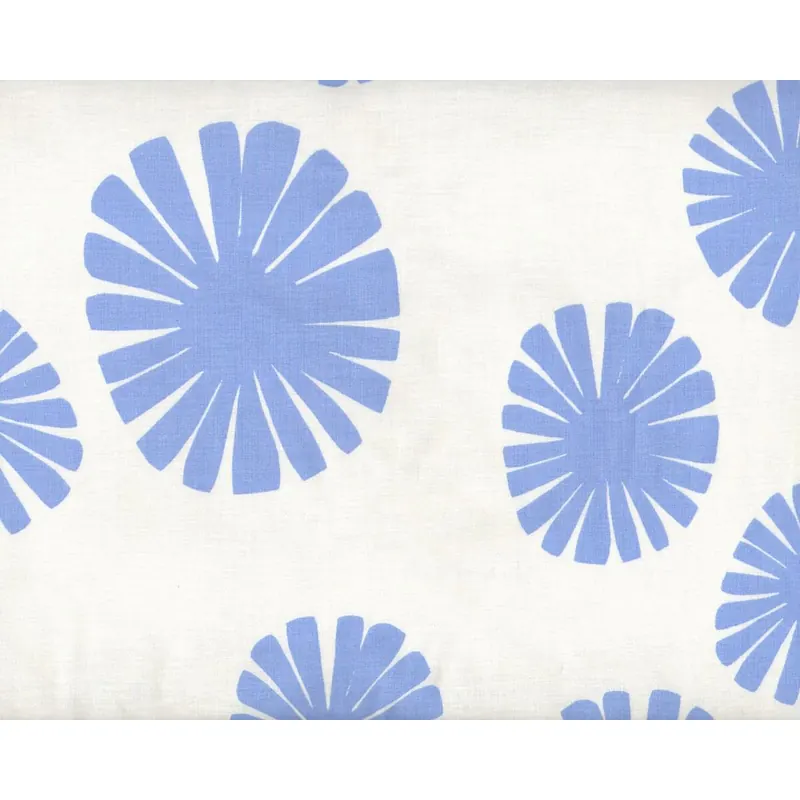 Patchworkstoff FOLLIE, Papier-Schnitt-Blüten, helles lilablau