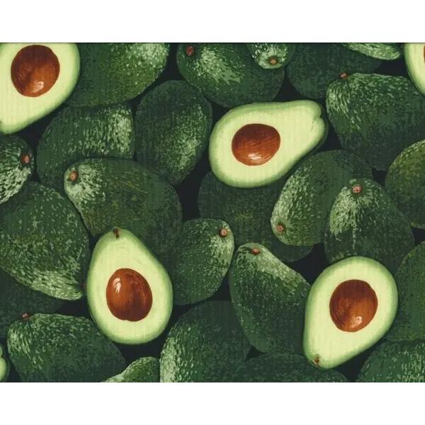 Patchworkstoff FOOD, Avocado