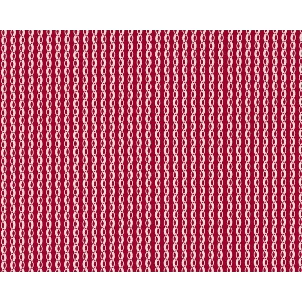 Patchworkstoff GALLERY IN RED, Wellen-Bänder, dunkelrot