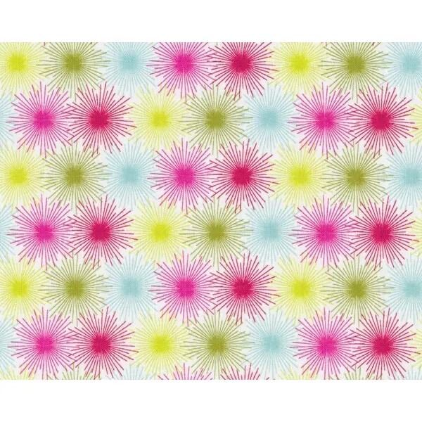 Patchworkstoff HIP HOLIDAY mit zarten Sternen, fuchsia-pink-hellgrün
