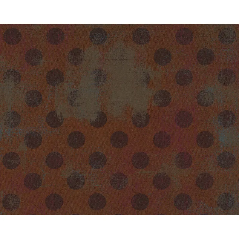 Patchworkstoff HITS THE SPOT, Punkte-Schraffur, braun, Moda Fabrics