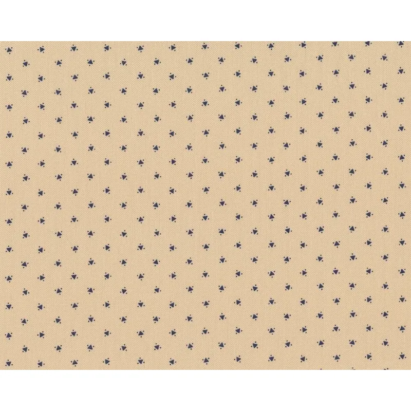 Patchworkstoff LAKESIDE GATHERINGS, Mini-Dreiecke, helles beige, Moda Fabrics