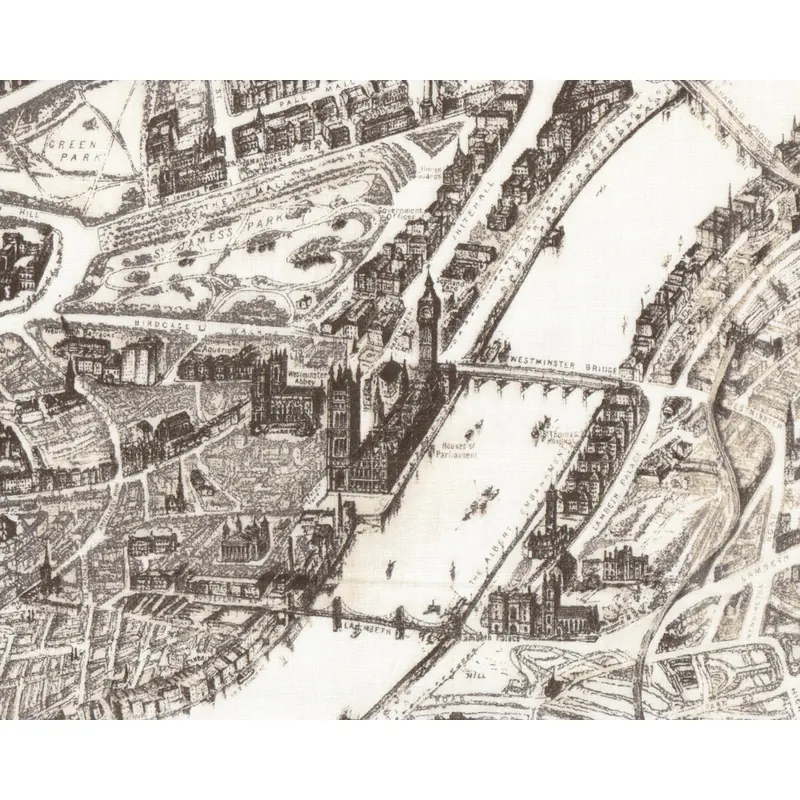 Patchworkstoff LONDON, Londoner Stadtplan, Windham Fabrics