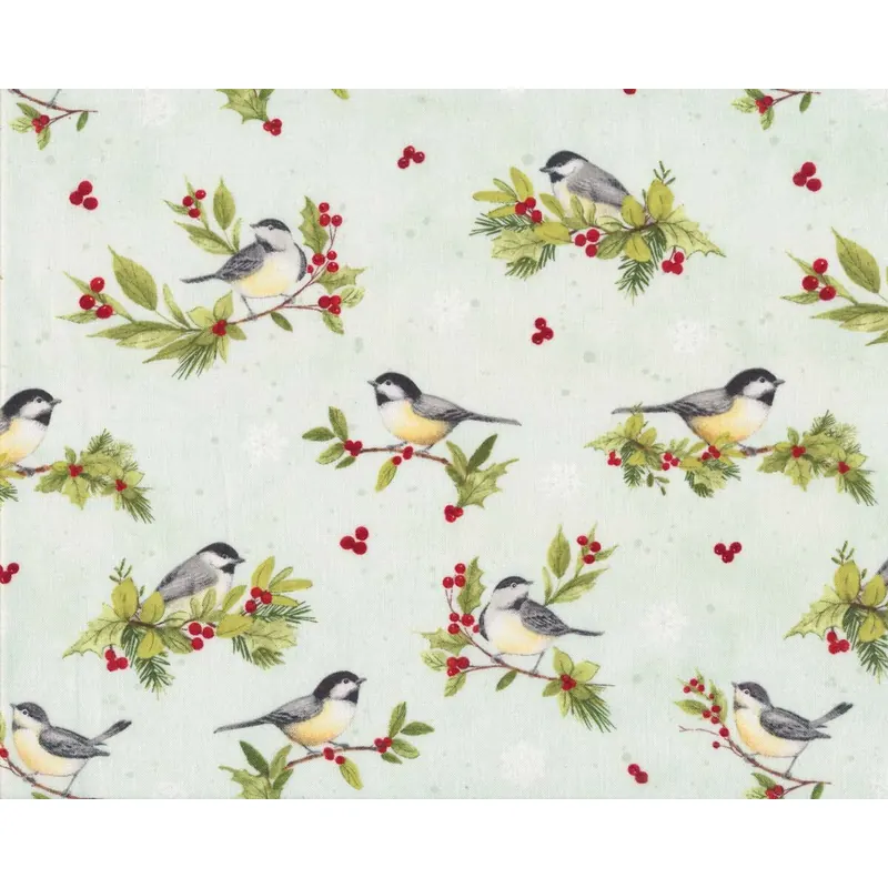 Patchworkstoff MEDLEY IN RED, Kohlmeise, Wilmington Prints
