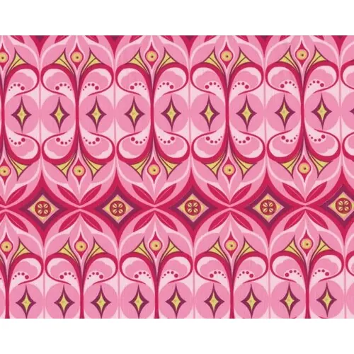 Patchworkstoff "Mezzanines" mit gefüllten Muster-Streifen, rosa-pink