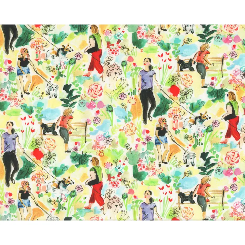 Patchworkstoff MIDSUMMER DREAM, Spaziergänger, Dear Stella