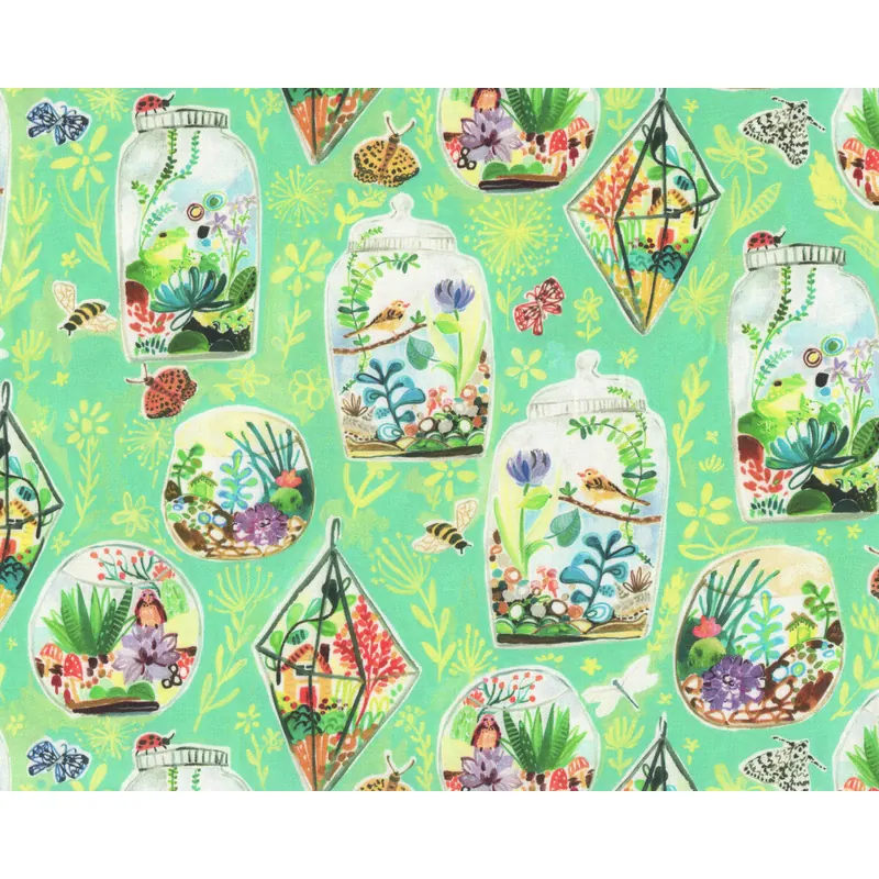 Patchworkstoff MIDSUMMER DREAM, Terrarien, Dear Stella