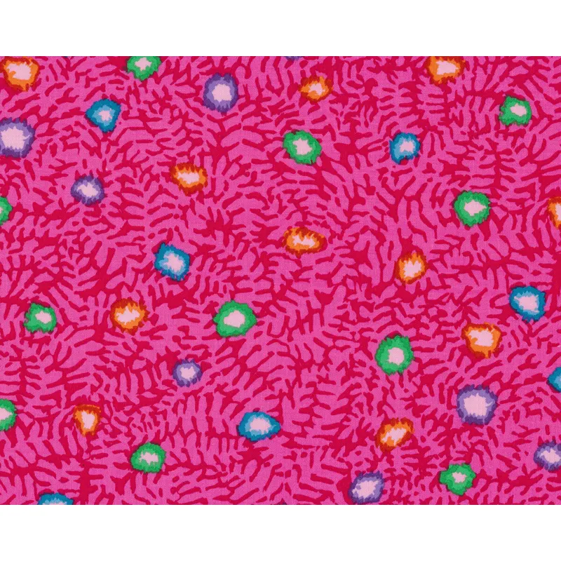 Patchworkstoff MOSS FLOWER, Moos-Blumen, pink, Kaffe Fassett