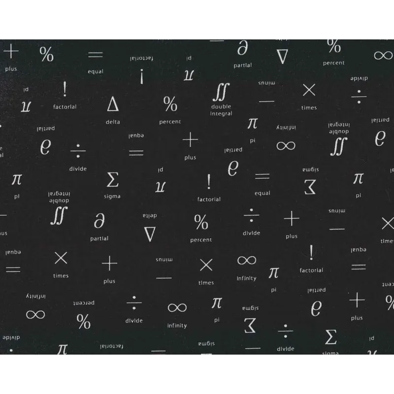 Patchworkstoff MUSINGS, Mathematik, schwarz, Robert Kaufman