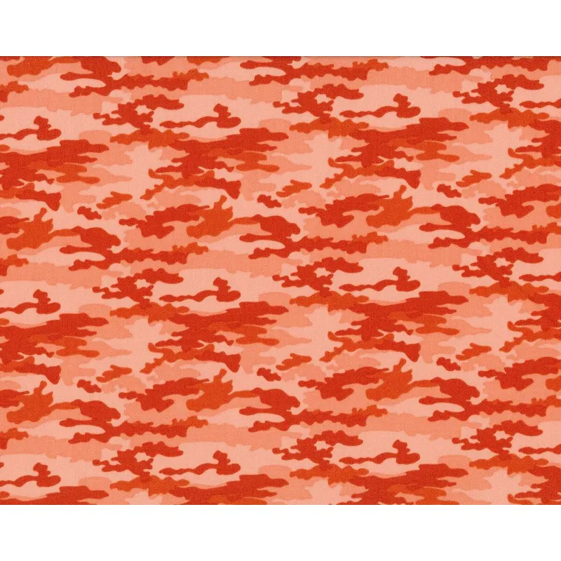 Patchworkstoff NOMAD, Camouflage, terracotta, Moda Fabrics