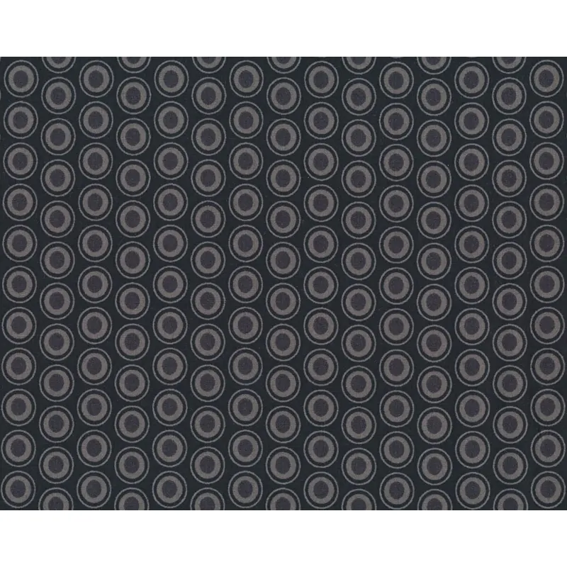 Patchworkstoff OVAL ELEMENTS, Pfauenaugen, anthrazit, Art Gallery