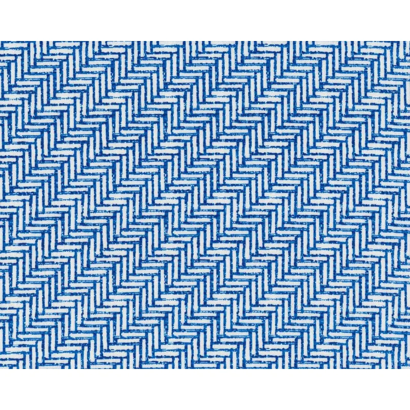 Patchworkstoff PALERMO, Fischgrat-Muster, blau