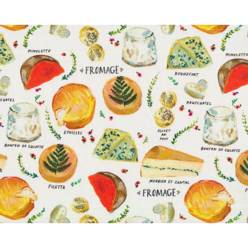 Patchworkstoff PARDON MY FRENCH, Käse, Dear Stella