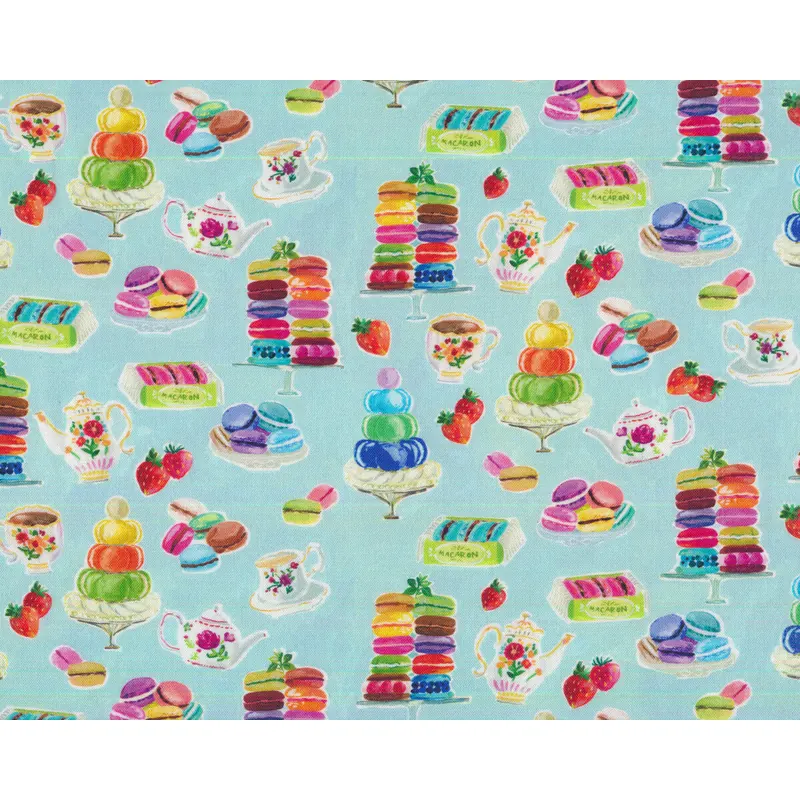 Patchworkstoff PARDON MY FRENCH, Macarons, Dear Stella