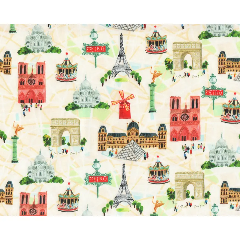 Patchworkstoff PARDON MY FRENCH, Paris, Dear Stella